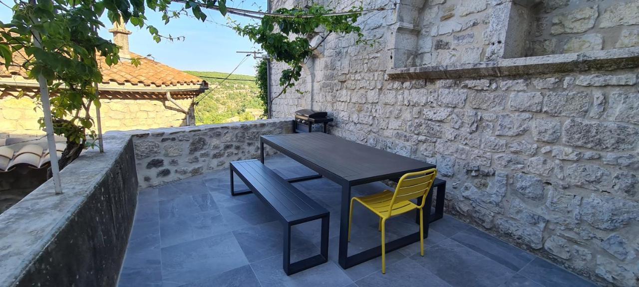 Magnifique maison en coeur de Balazuc, proche plages ardèche Extérieur photo