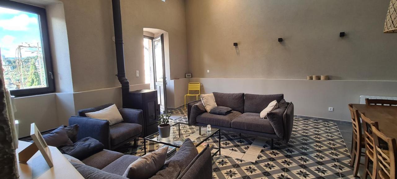 Magnifique maison en coeur de Balazuc, proche plages ardèche Extérieur photo